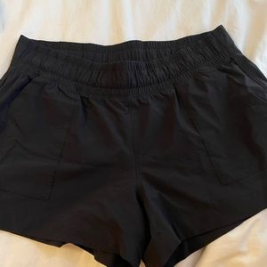 gapfit drifit black women’s shorts, size large